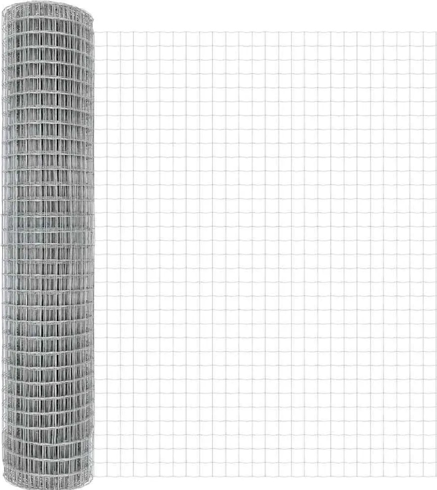 vidaXL Gard Euro 1,5 x 10 m Fier acoperit cu PVC