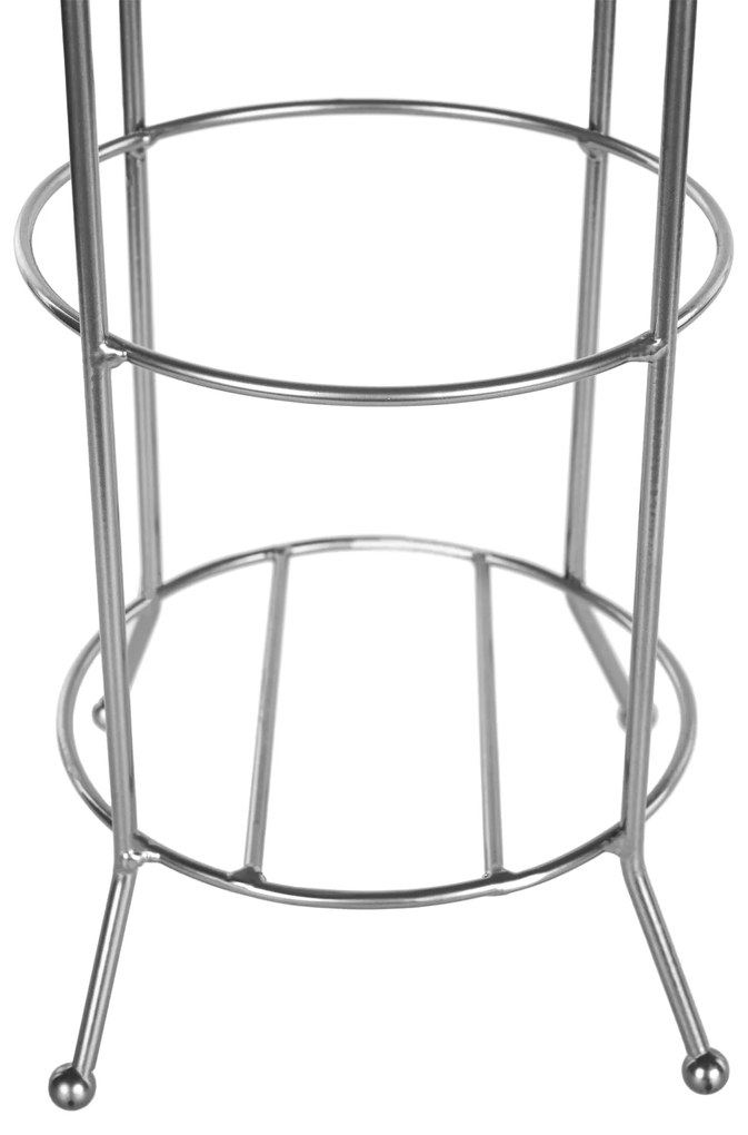 Suport hârtie igienică, metal/argintiu, BRIZO