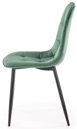 Scaun de masă KINDREL, 1 buc., verde închis