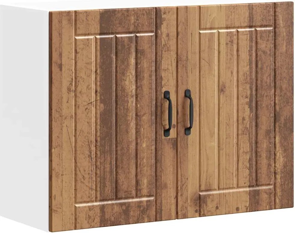 vidaXL Dulap de bucatarie "Lucca" Lemn vechi, lemn prelucrat