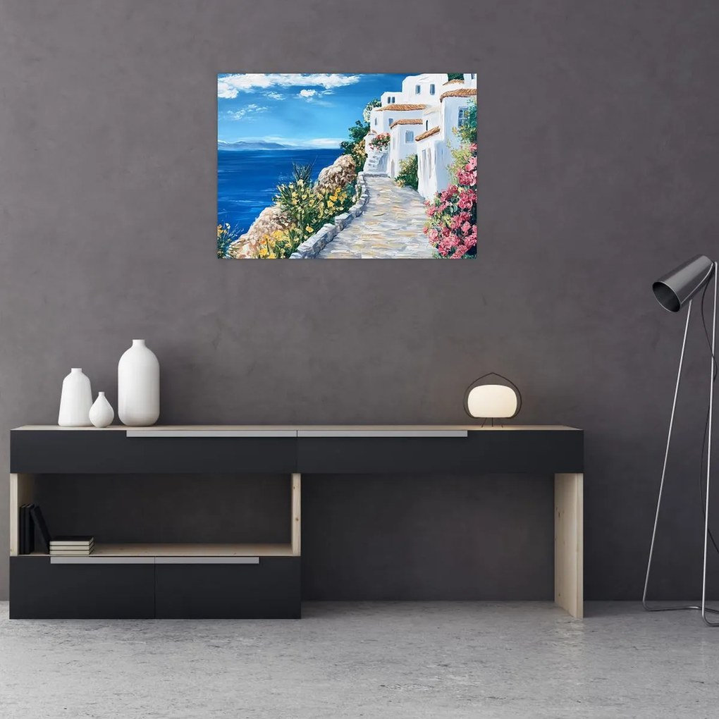 Tablou - Alee lângă mare (70x50 cm)