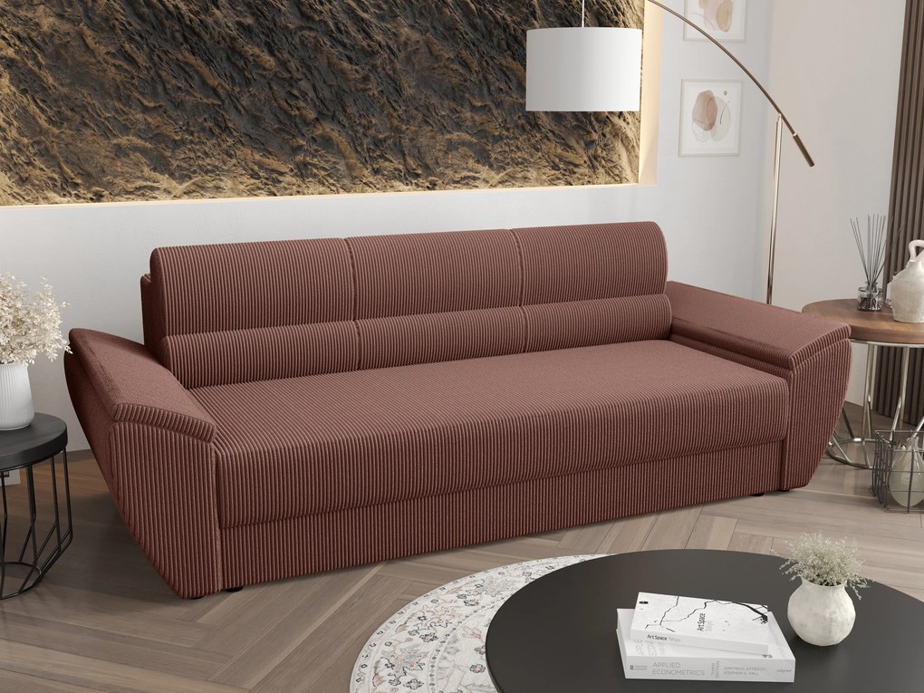 Canapea trei locuri Radiant Bis (Maro). 1056845
