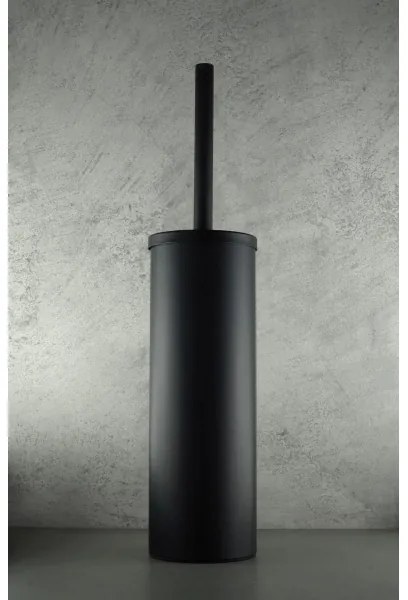 Deante ADR_N712 - Perie WC cu suport ROUND, neagră