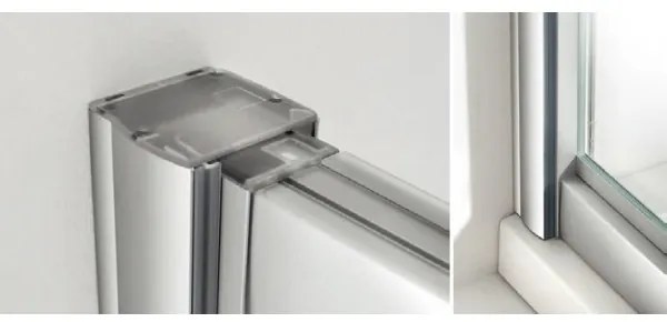 Perete lateral fix 100cm, Huppe Alpha, AL1314.055.321