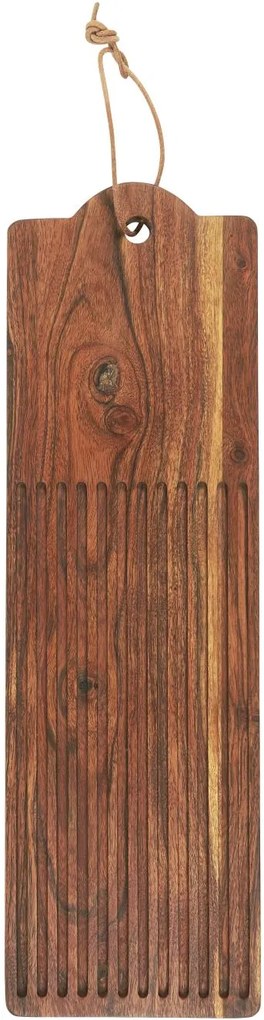 Placa de lemn cu santuri OILED ACACIA WOOD 48x15cm