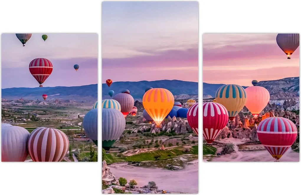 Tablou - Baloane cu aer cald (90x60 cm)