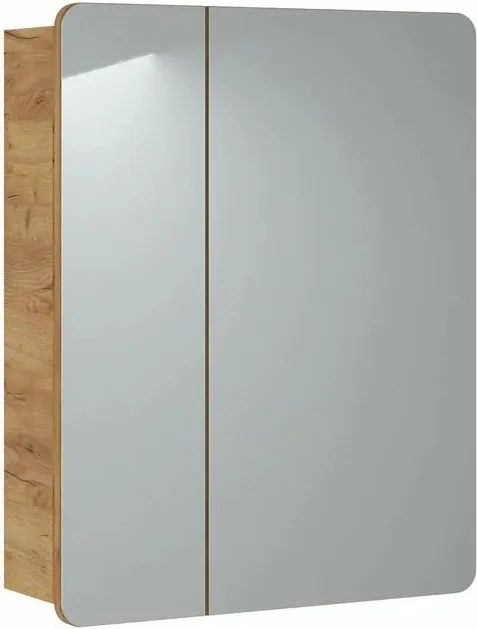 Dulap cu oglinda 60 cm cu 2 usi Comad Aruba stejar Craft