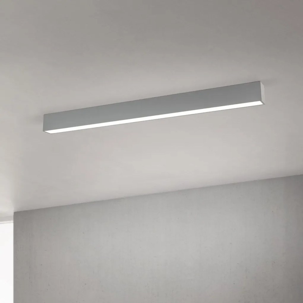 Lustra liniara aplicata/ suspendata LED CCT PALKKI 113cm, argintiu