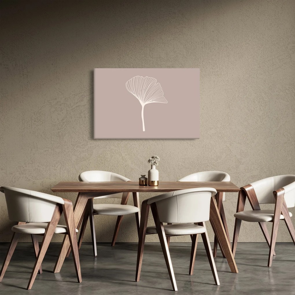 Tablou - Frunze bej N⁰5 (90x60 cm)