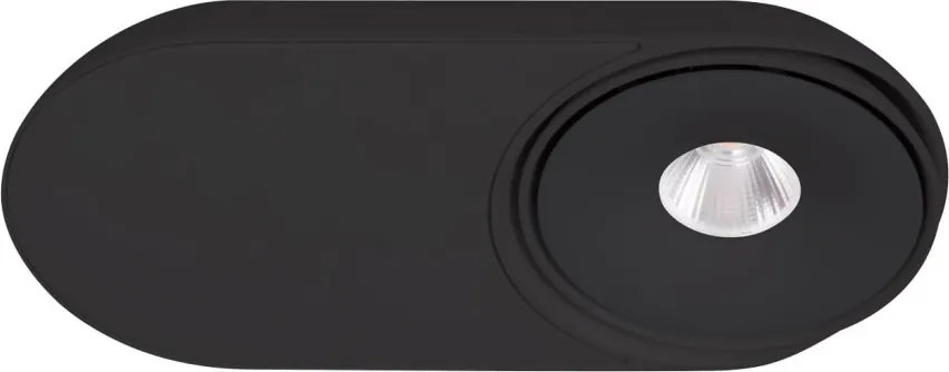 Spot LED Aplicat Directionabil Design Modern, Vector 10w negru