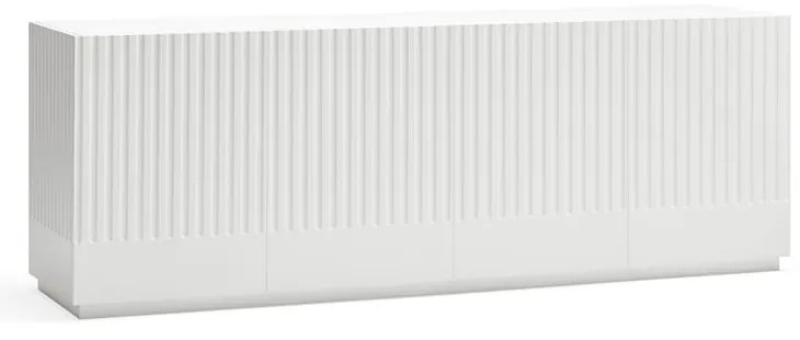 Comodă Teulat Doric, lățime 200 cm, alb