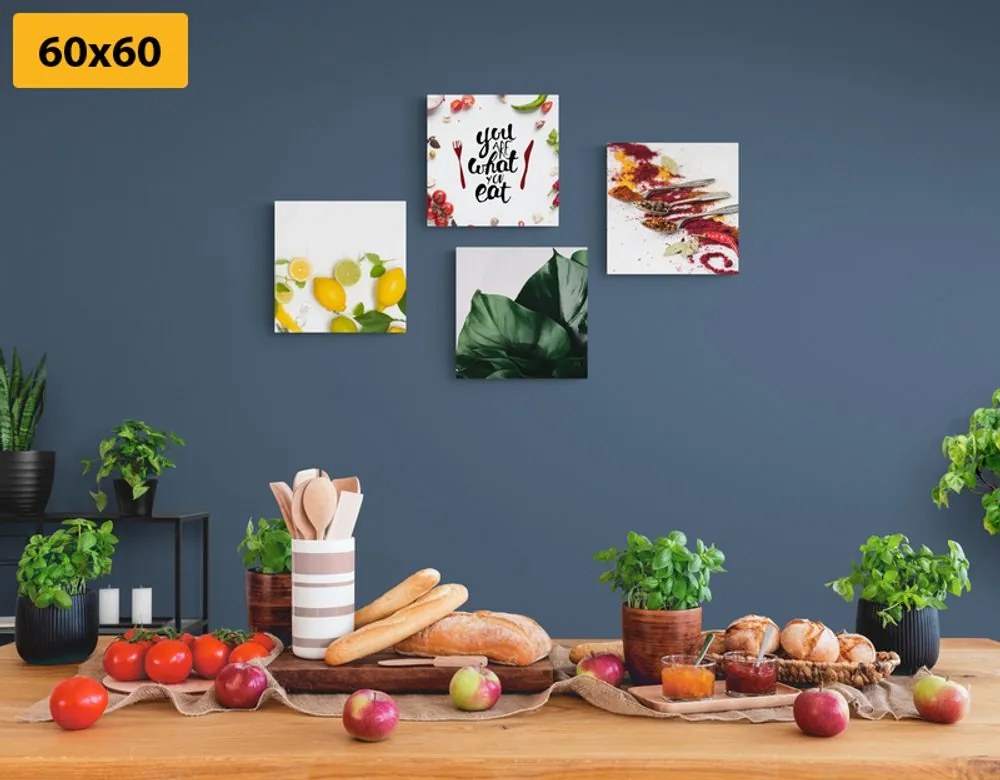 Set tablouri pentru bucătărie în stilul interesant