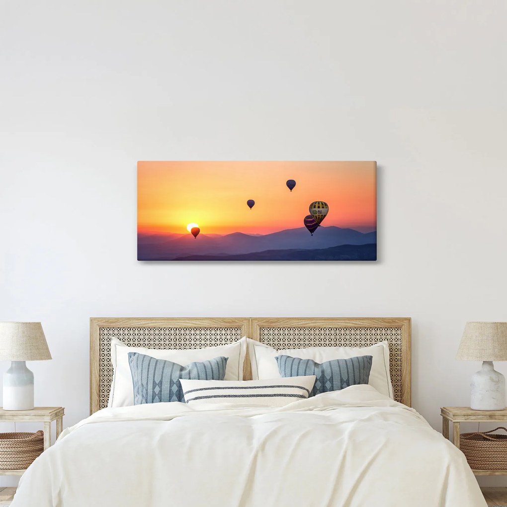 Tablou cu baloane de aer cald (120x50 cm)