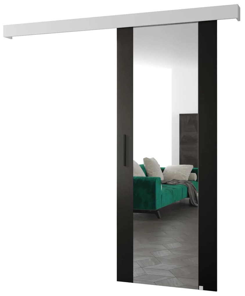 Uși culisante 70 cm Slavdro 2 (negru mat + alb mat). 1108737