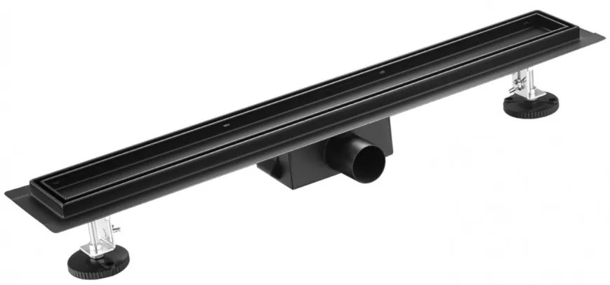 Scurgere de duș Duplex Black Next L 600