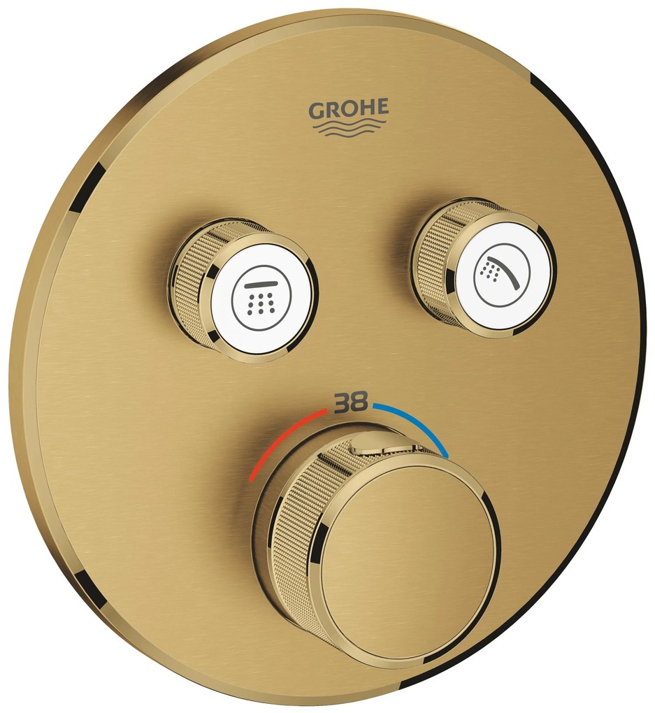 Grohe Grohtherm SmartControl baterie cadă-duș ascuns cu termostat Brushed Cool Sunrise 29119GN0
