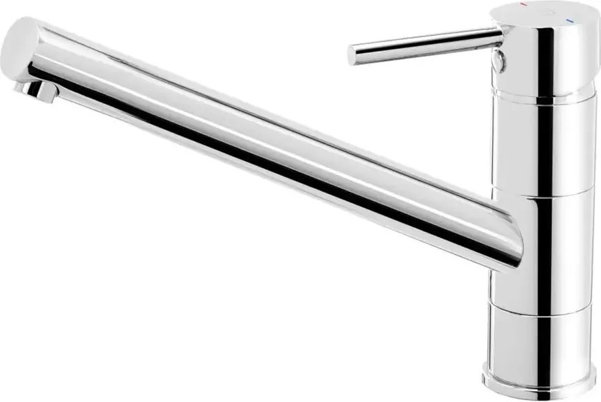 Baterie bucatarie FDesign Flusso monocomanda crom lucios