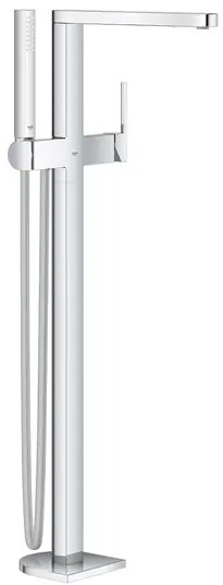 Baterie cada - dus freestanding Grohe Plus crom lucios
