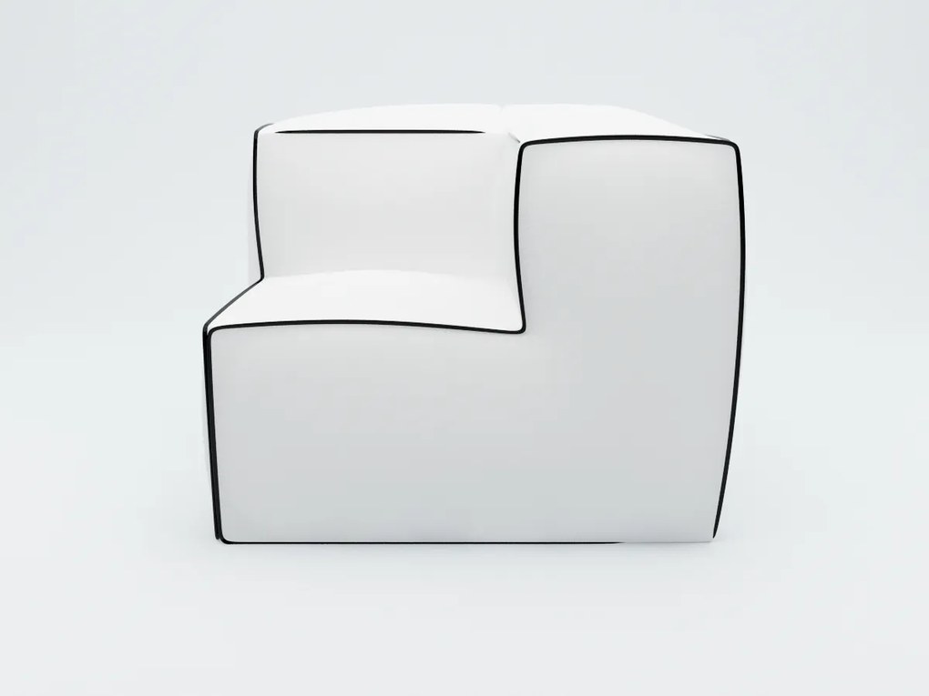 Fotoliu puf Zipp Sofa (Alb). 1054598