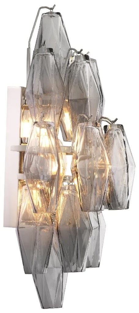 Aplica de perete design elegant LUX Benini nickel