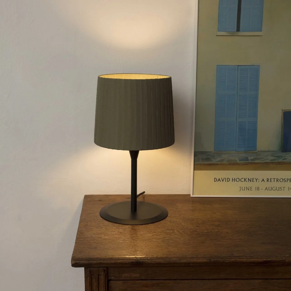Veioza / Lampa de masa moderna design elegant SAMBA negru/galben 64311-40