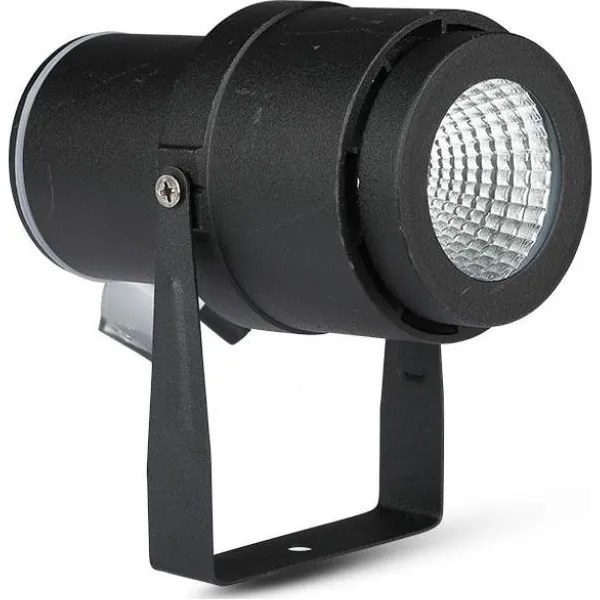 Lampă LED de exterior LED/12W/100-240V IP65 negru, lumină verde