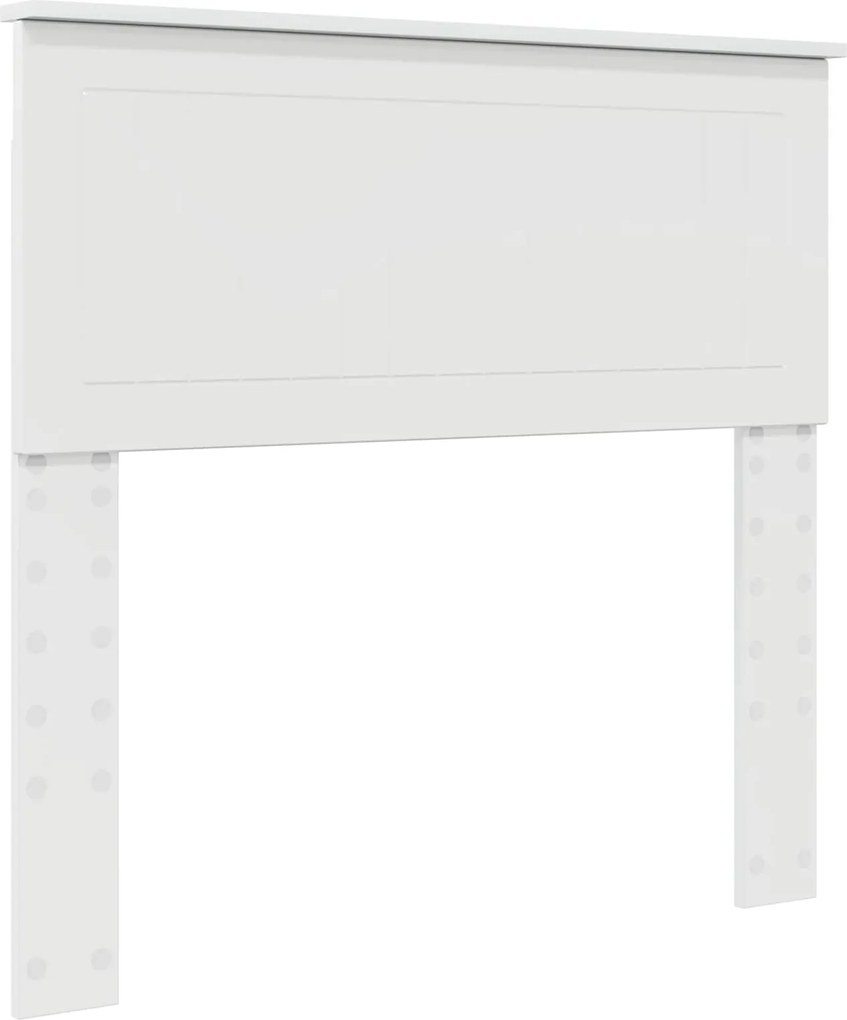 vidaXL Tăblie cap Alb Lucios 90 cm Lemn compozit