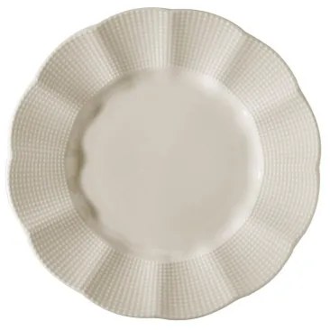 Set de veselă, 26 piese, porțelan alb