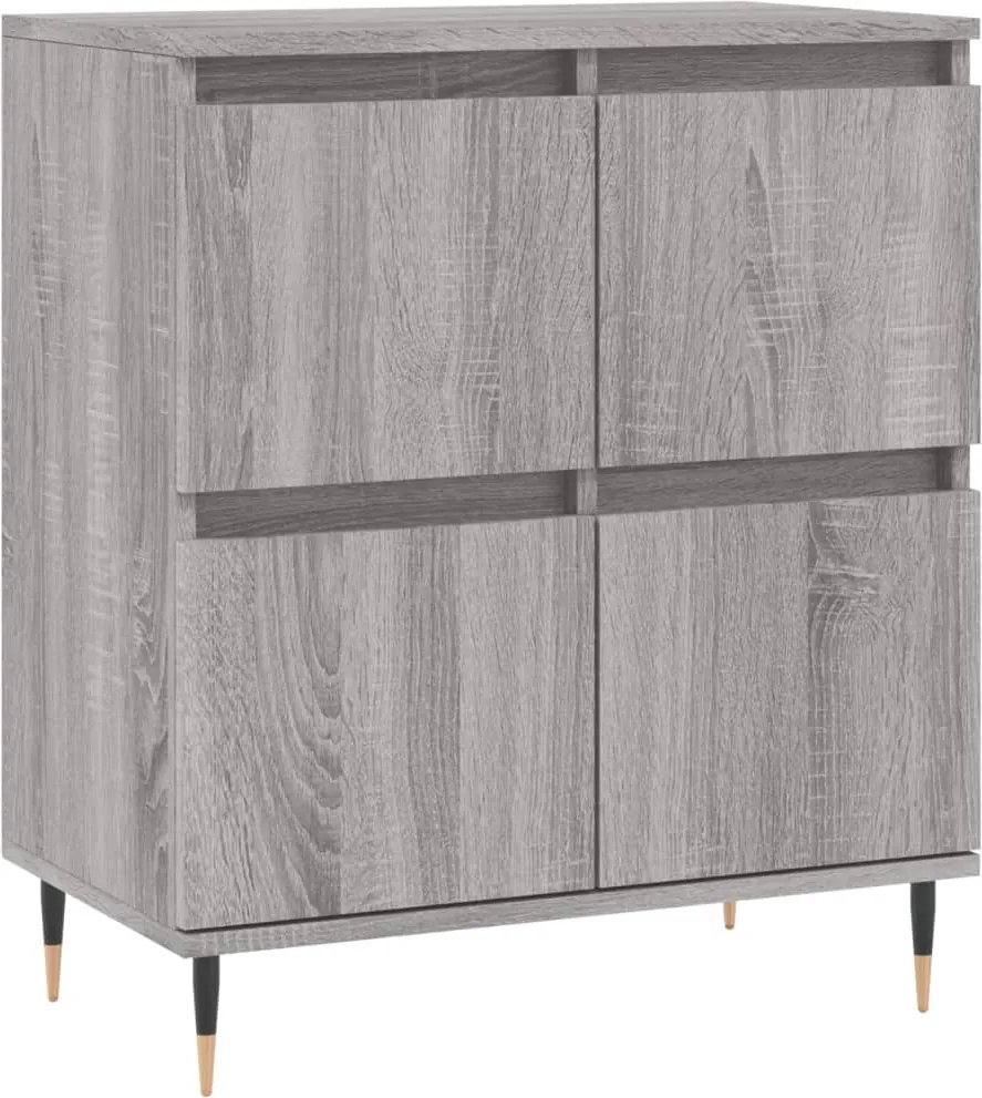 vidaXL Servantă, sonoma gri, 60x35x70 cm, lemn prelucrat