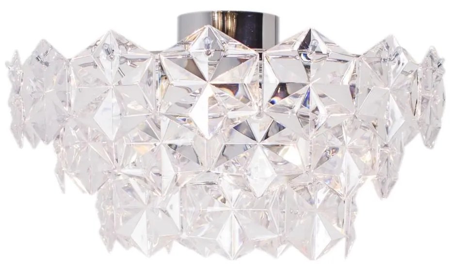 Plafonieră ByRydens 4200950-6510 MONARQUE 3xE27/5W/230V transparent