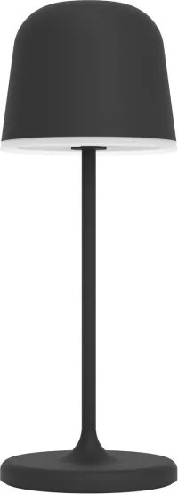 Eglo 901877 - Lampă de masă LED MANNERA-S, reglabilă și reîncărcabilă, pentru exterior, LED/1,8W/5V, IP54, neagră