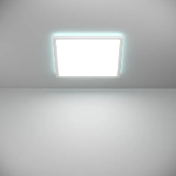 Plafonieră LED RGBW dimabilă de exterior Eglo 901475 ROVITO-Z 17,6W/230V 39x39cm IP44 alb