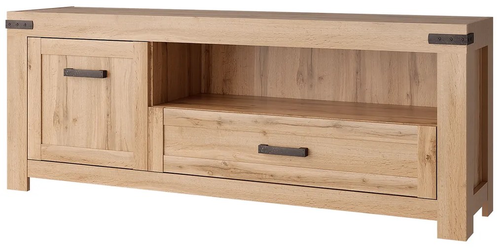 Măsuță TV MORATIZ, stejar wotan