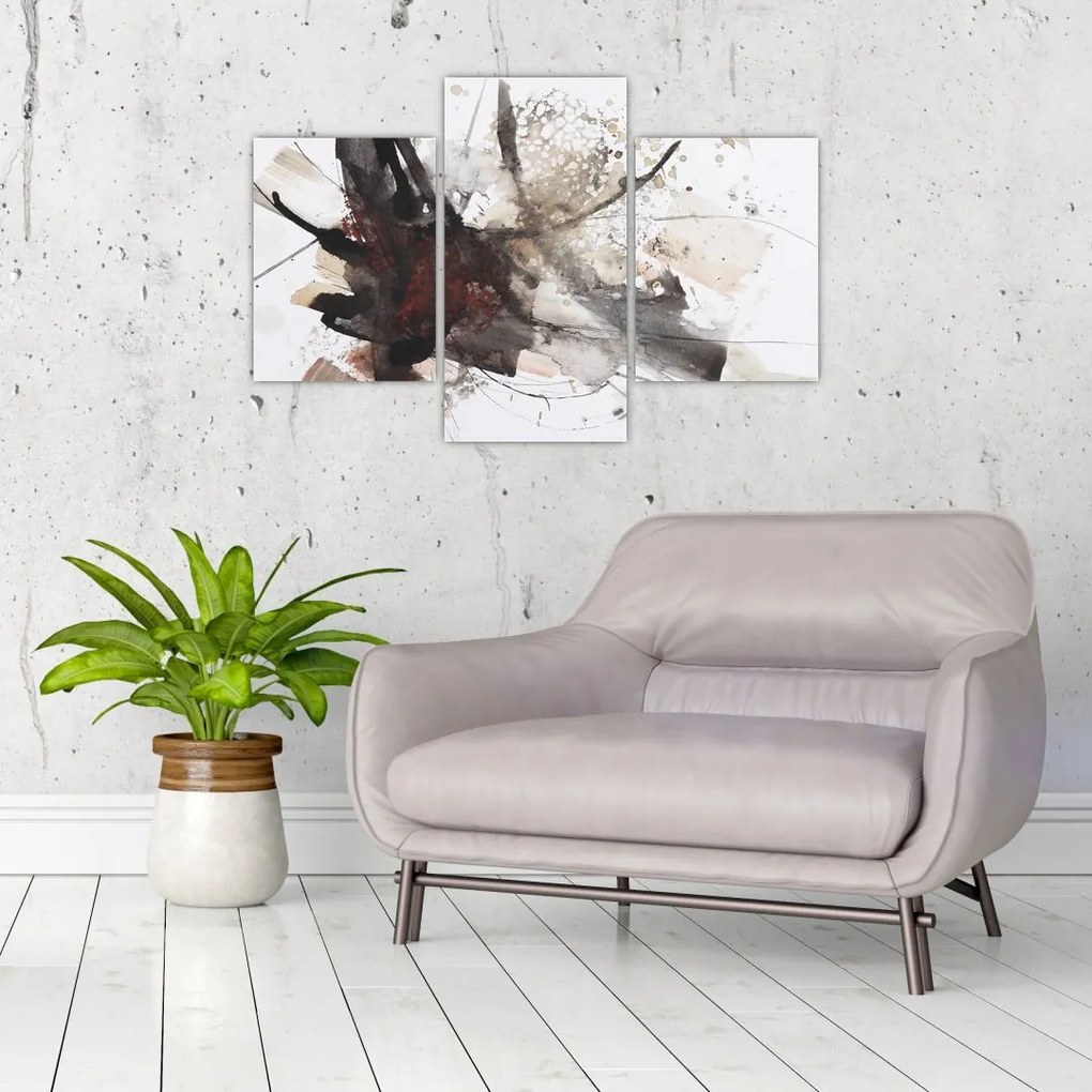 Tablou cu pictură abstactă (90x60 cm)