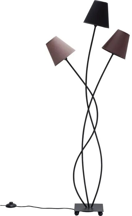 Designul câinilor Lampă de podea Kare Design Flexible Mocca