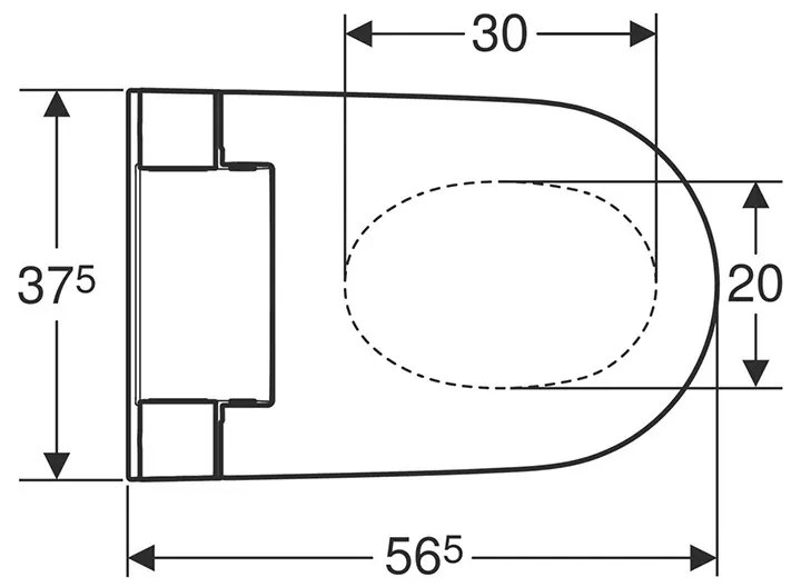 Set vas WC suspendat, Geberit, AquaClean Alba, capac cu funcție de bideu, TurboFlush, alb