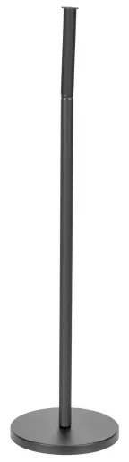 WENKO 24034100 - Suport pentru hârtie igienică, 21 x 55 cm, negru/argintiu