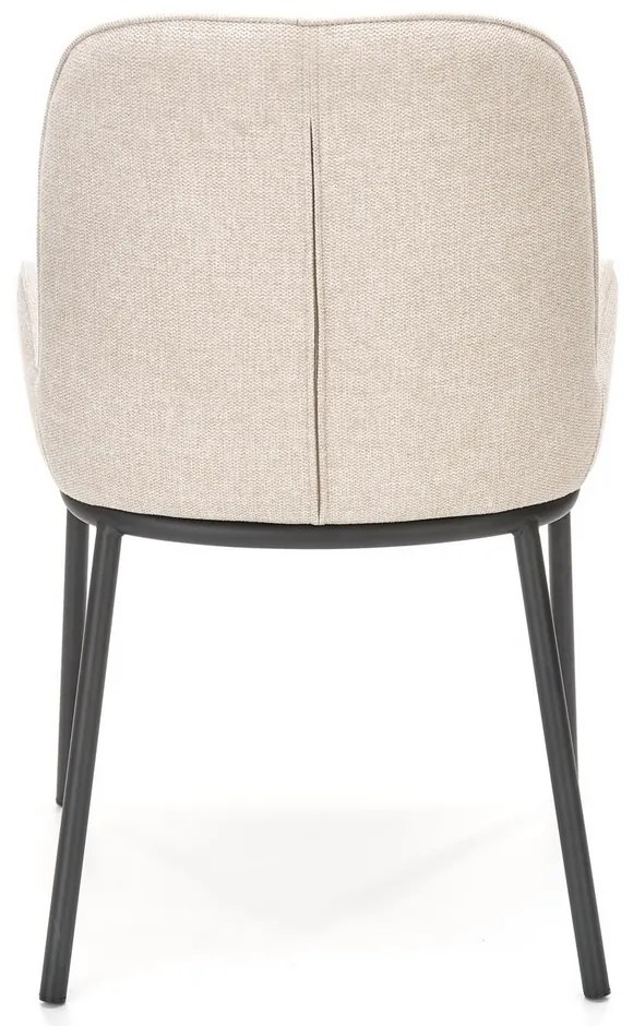 Scaun de bucaterie Bellamy, bej/negru