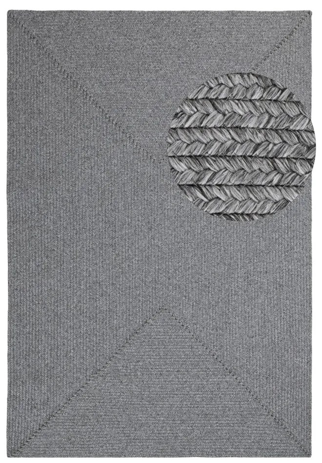 Covor gri de exterior 170x120 cm - NORTHRUGS