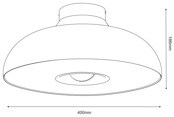 Plafonieră BILBAO 1xE27/15W/230V bej