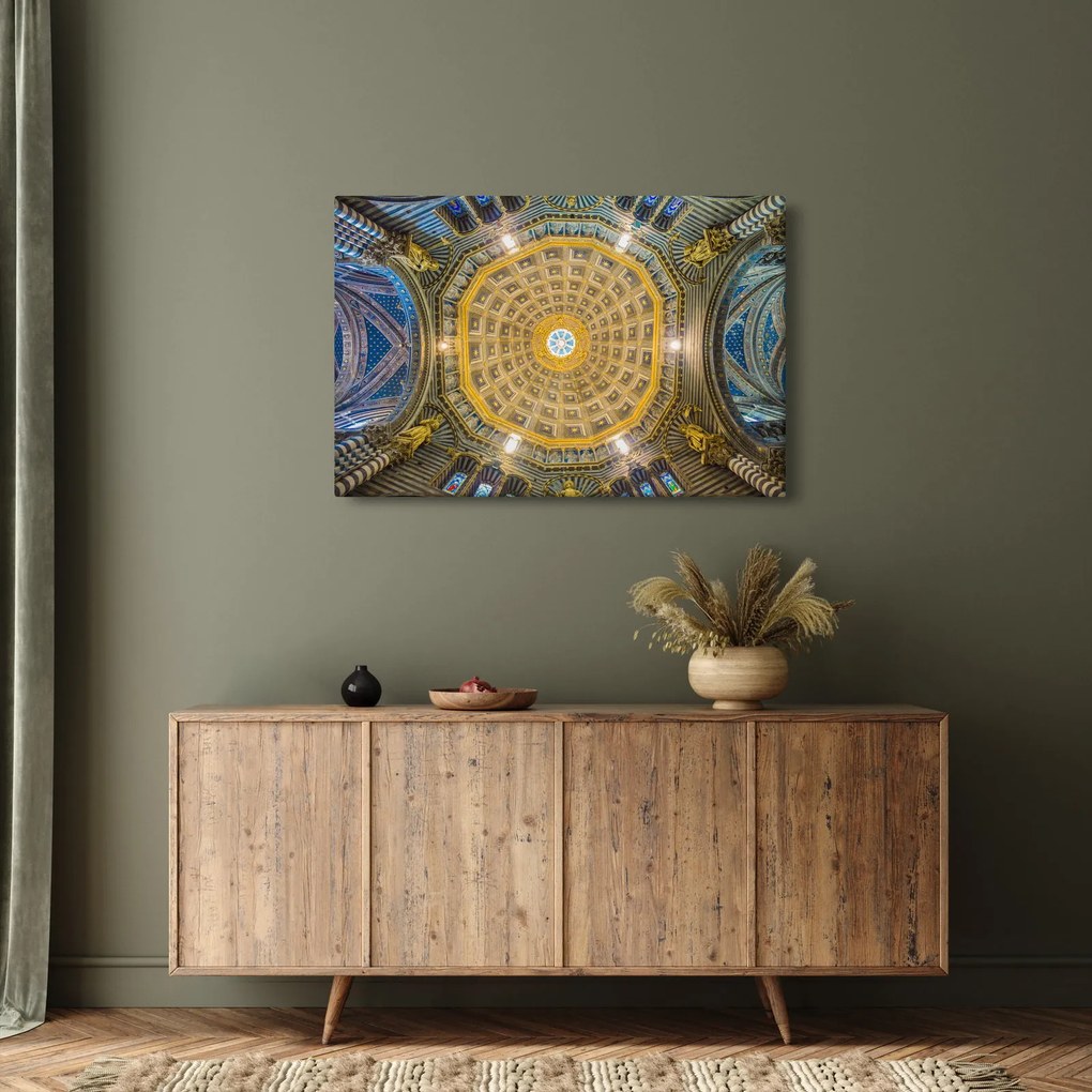 Tablou cu tavanul bisericii Siena (90x60 cm)