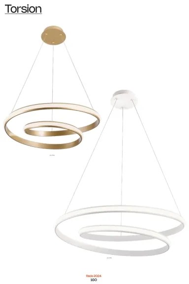 Lustră LED dimabilă pe cablu Redo 01-1794 TORSION LED/29W/230V bronz