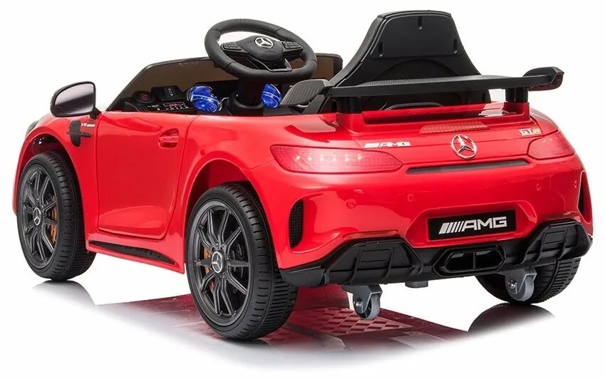 Mașină electrică Baby Mix Mercedes-Benz GTR-SAMG, roșu