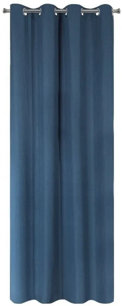 Draperie albastră cu motiv de linie 140 x 250 cm