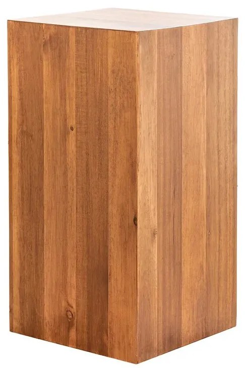 Coloana din lemn de salcam, Masuta decorativa COLUMNA 50cm