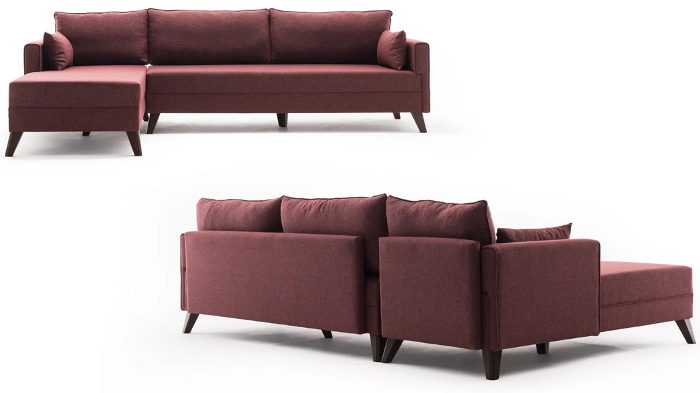 Canapea extensibilă Bellina 1 (bordo) (S). 1063027