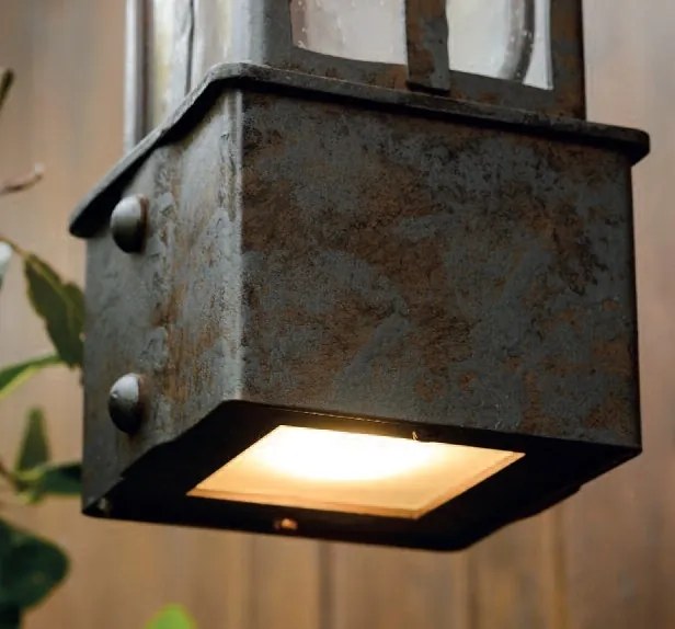 Aplica iluminat exterior din fier forjat design medieval WL 3648