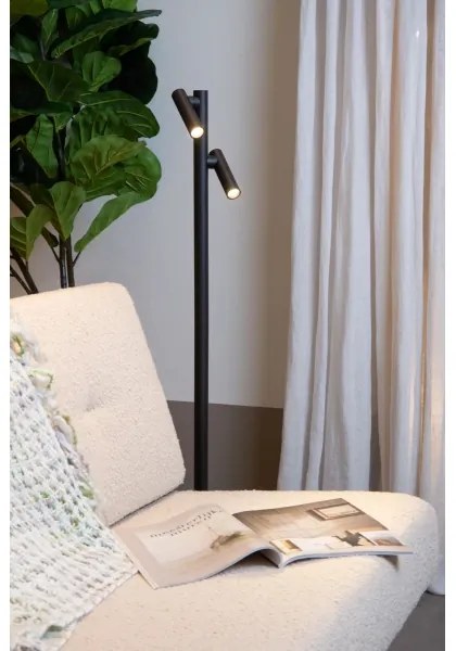 Lampadar LED reîncărcabil dimabil de exterior Lucide 27703/04/30 ANTRIM 2xLED/2,2W/4V IP54 negru