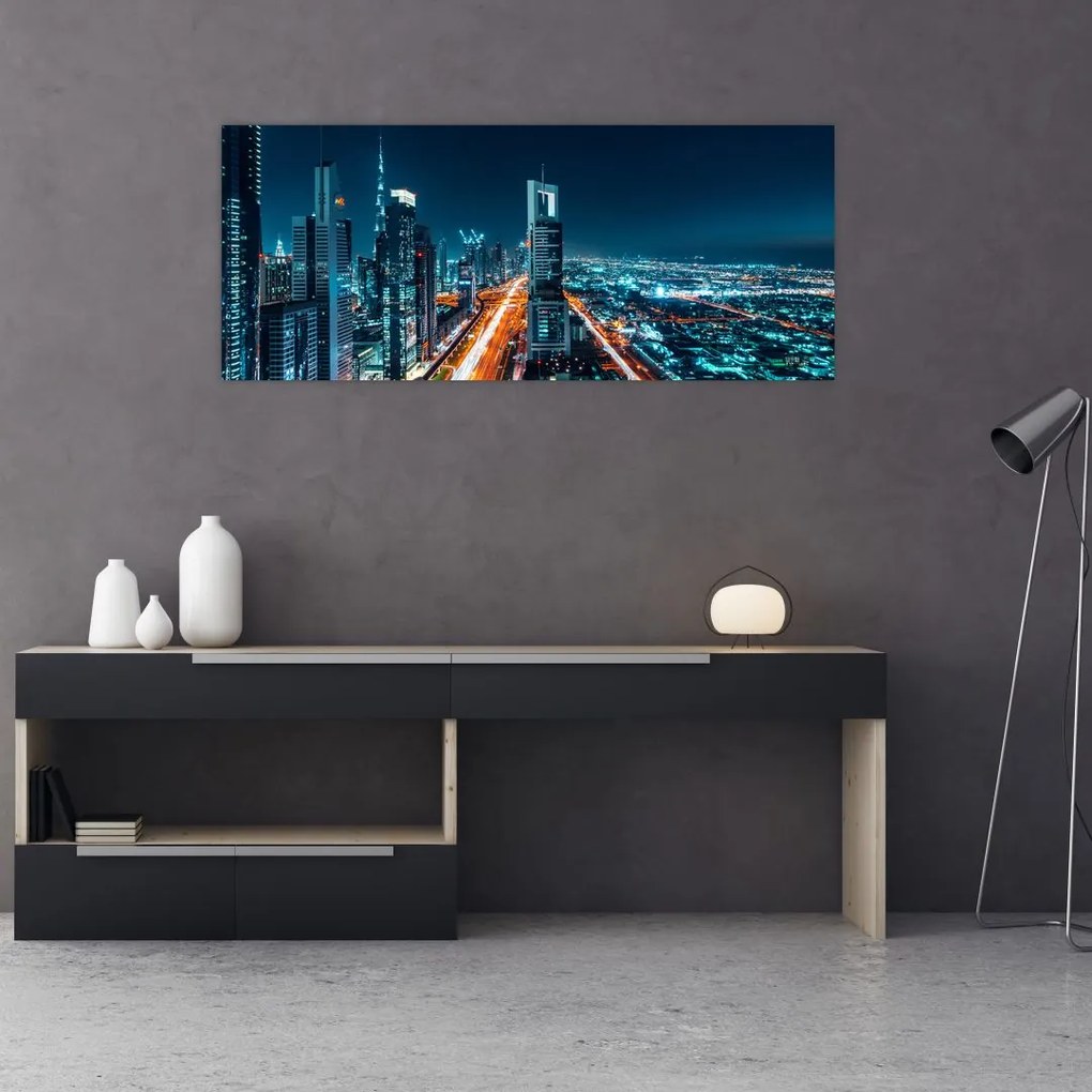 Tablou - Noaptea la Dubai (120x50 cm)