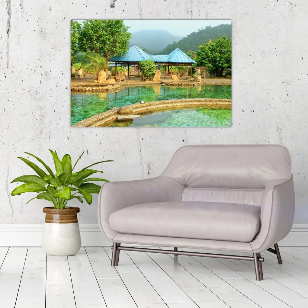 Shanghai hotel park (90x60 cm)